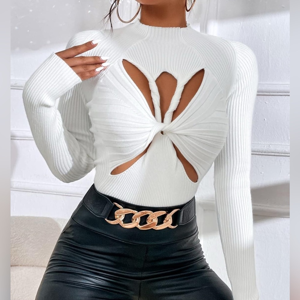 Sexy Twisted Knot-Sweater